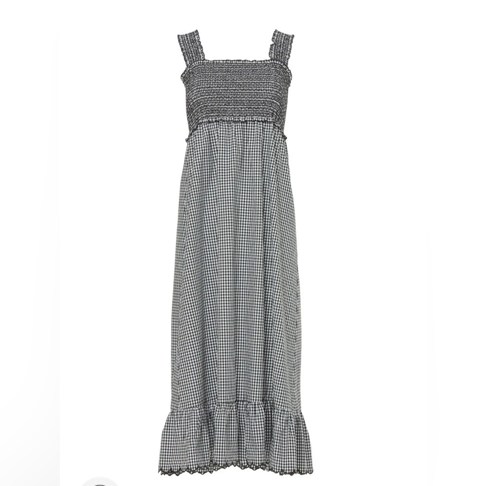 Rails Black and White Checkered Midi Dress - Picture 4 of 4